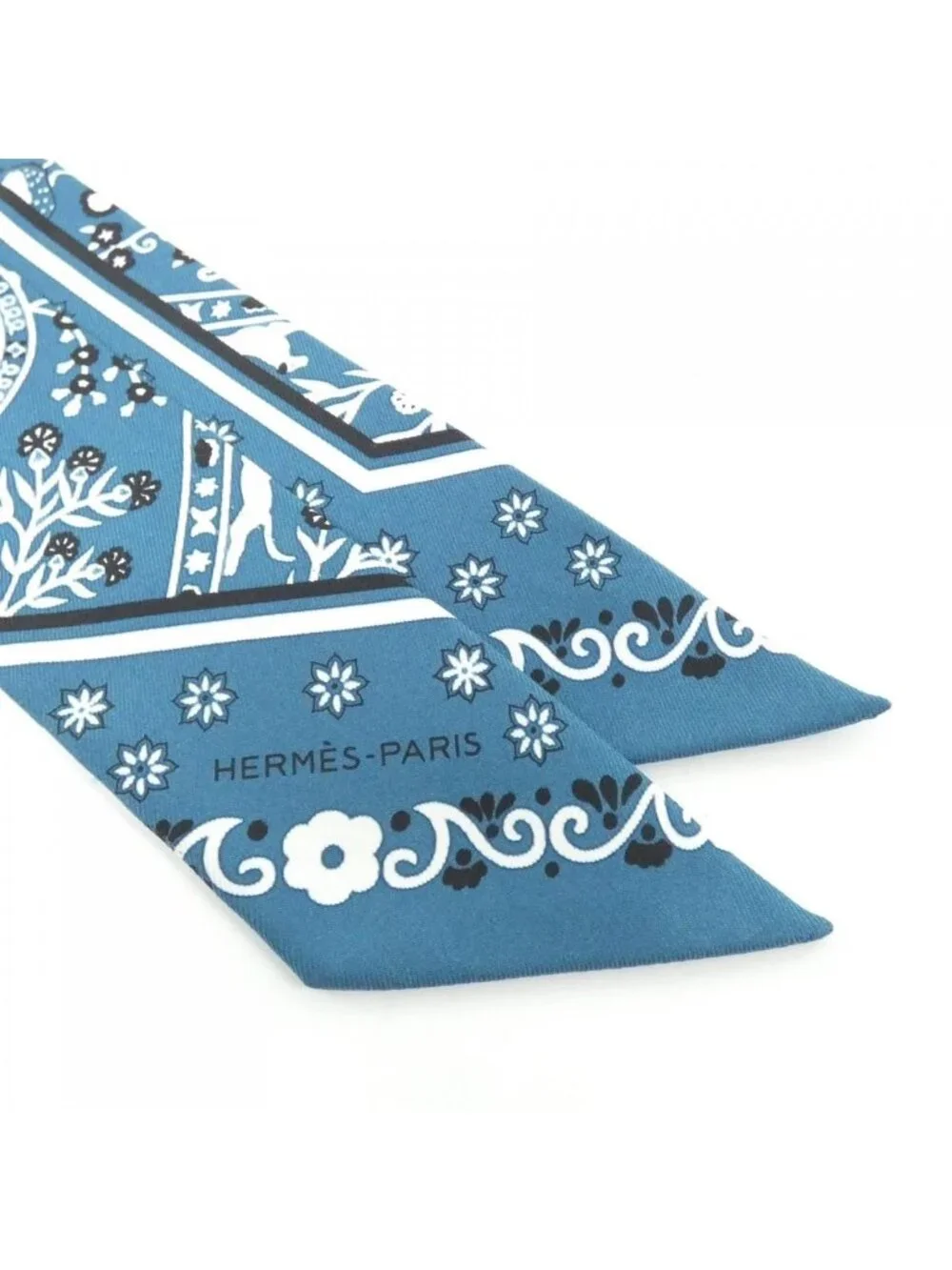 Hermes Peuple du Vent Twilly Scarf